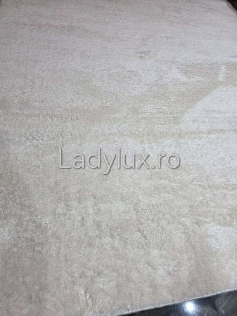 Covor plușat 160x220 cm cu spate antiderapant – Bej [2]