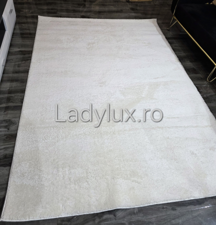 Covor plușat 160x220 cm cu spate antiderapant – Bej [1]