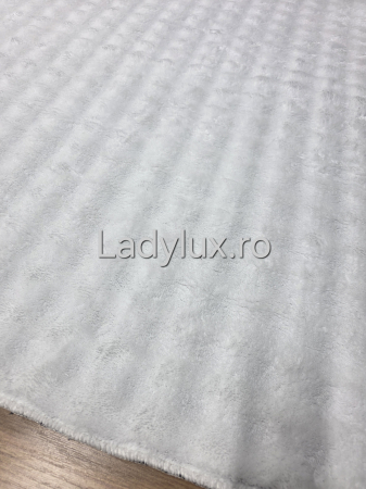 Covoare pufoase/plusate - Covor pufos Alb 210x270 cm, imită blănița de iepure