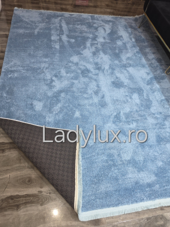 Covor pufos Turcoaz 200x250 cm, Plusat C1400 [1]