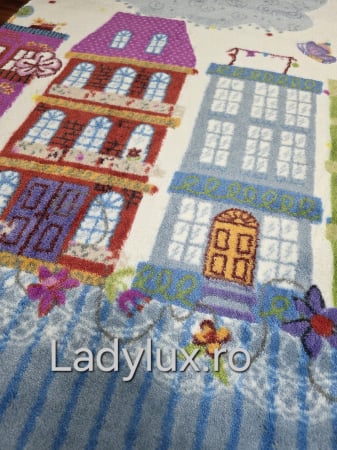 Covor Copii 100x150, Plusat, Cauciucat si Antiderapant- London [1]