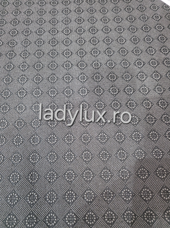 Covor rotund 80 cm plusat cu antiderapant- Gri [1]