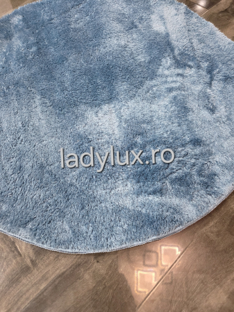 Covor rotund 80 cm plusat cu antiderapant- Bleo [5]