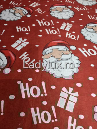 Covorase Craciun - Covoraș subțire antiderapant cu motive de Crăciun – 140x180 cm- Ho Ho Ho