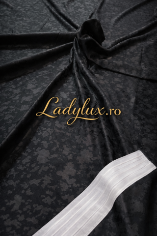 Set Draperii Model Ice Black Cu Tiv si Rejansa 3M-2.7h