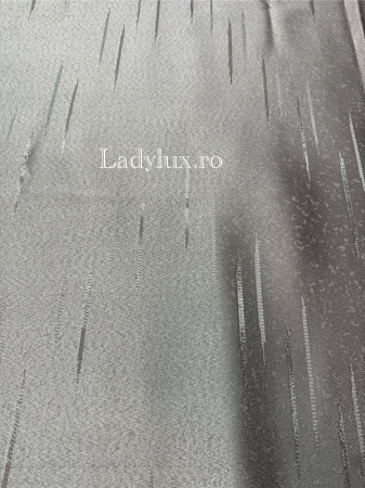 Draperii - Draperii Gata Cusute cu Rejansă, 3M – 2 Bucăți, de 150cm cu 250 cm inaltime – Model STR Gri Antracit C1780