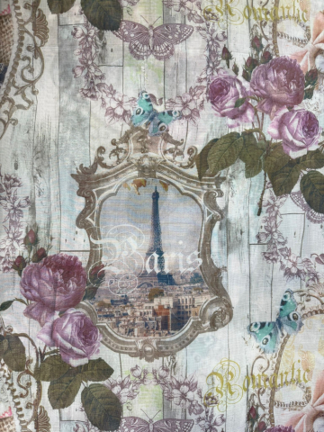 Perdele 4 M - Perdea Mov   Model Paris  - Cu Tiv si Rejansa - 4M x 2.5h