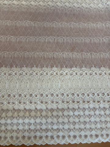 Perdele - Perdea din tulle cu broderie Ivoar Model  Elegance 4M x 2.5h