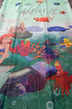 Perdea din Voal Lady Lux pentru Camera Copilului –Sirena  4 m x 2.5 m [2]