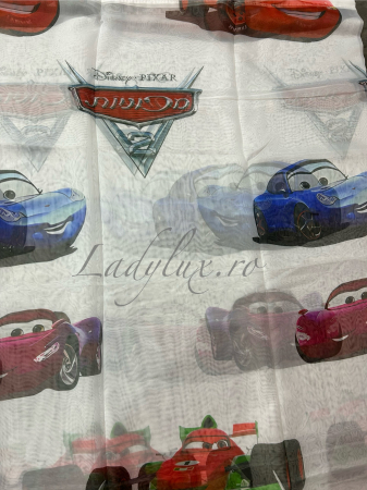 Perdea din Voal Lady Lux pentru Camera Copilului –Masini  4 m x 2.5 m [2]