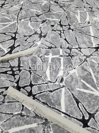 TRAVERSE - Set 3 Traverse Antiderapante – 75×250 cm + 2×75×130 cm Model Sarpe Gri