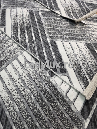 Traverse antiderapante - Set 3 Traverse Antiderapante  Model Parchet Gri -1x 75×250 cm + 2× 75×130 cm