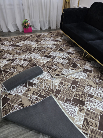 Set covoare antiderapante – 1 covor mare(140X200CM) + 2 pui(60X100)-C1344 [2]
