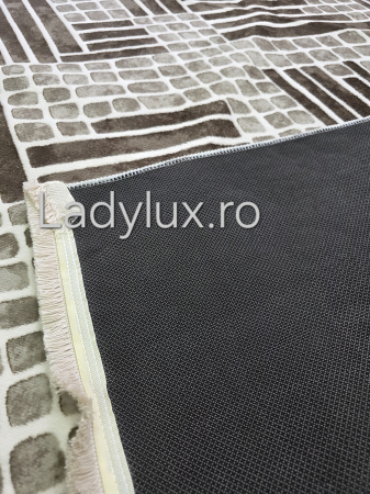 Set covoare antiderapante Maro – 1 covor mare(140X200CM) + 2 pui(60X100)-C1361 [2]