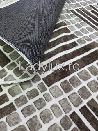 Set covoare antiderapante Maro – 1 covor mare(140X200CM) + 2 pui(60X100)-C1361 [4]