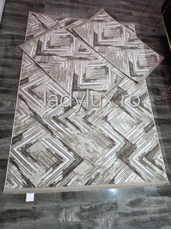 Set covoare antiderapante Maro – 1 covor mare(140X200CM) + 2 pui(60X100)-C1399 [1]