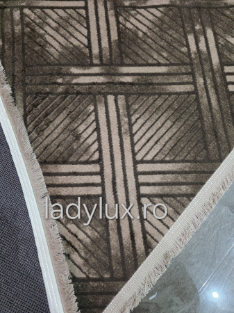 Set covoare antiderapante Maro stil Parchet – 1 covor mare(140X200CM) + 2 pui(60X100)-C1400 [3]