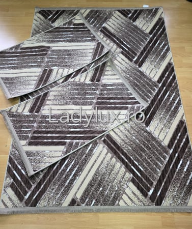 Covor 140x200 + 2 pui - Set covoare antiderapante – 1 covor mare(140X200CM) + 2 pui(60X100)-C1347