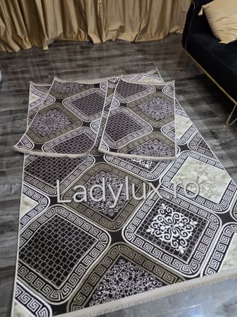 Set covoare antiderapante Maro stil VRS – 1 covor mare(140X200CM) + 2 pui(60X100)-C1420 [3]