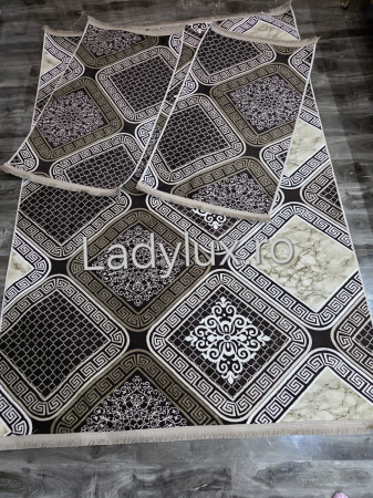 Set covoare antiderapante Maro stil VRS – 1 covor mare(140X200CM) + 2 pui(60X100)-C1420 [2]