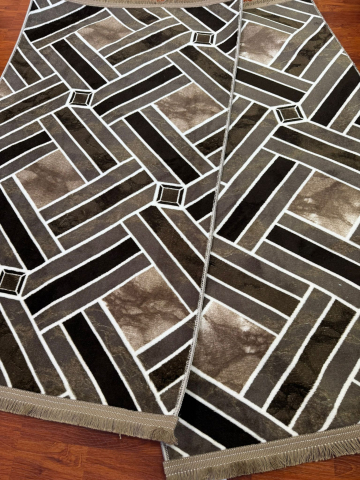 Set 2 traverse - Set Doua Traverse Antiderapante Model Curea Maro  75x140 cm