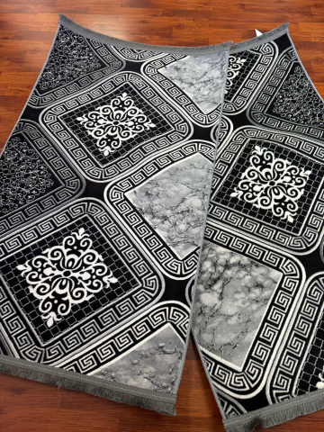 Set 2 traverse - Set Doua Traverse Antiderapante Model Vrs Gri  75x140 cm