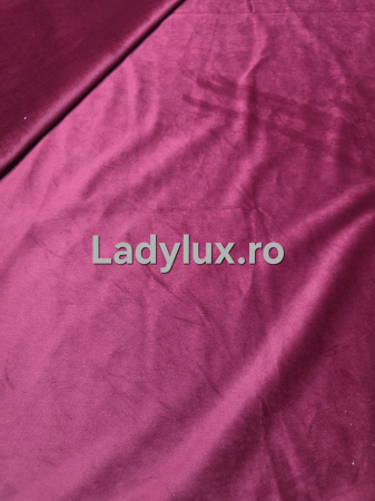 Draperii - Set Draperii Catifea -3M Gata Cusute cu Tiv și Rejansă – Rosu