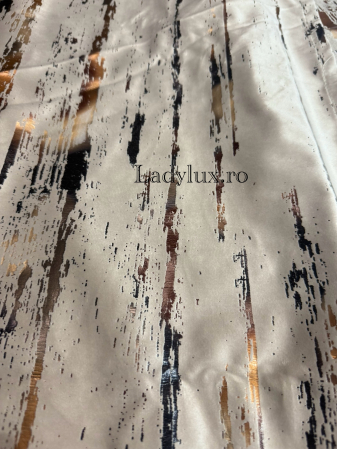 Set Draperii Catifea cu insertii -3 Metri Lățime, 2 Panouri (1.5 m + 1.5 m), Înălțime 2.70 m – Gata Cusute cu Tiv și Rejansă– C1607 [2]