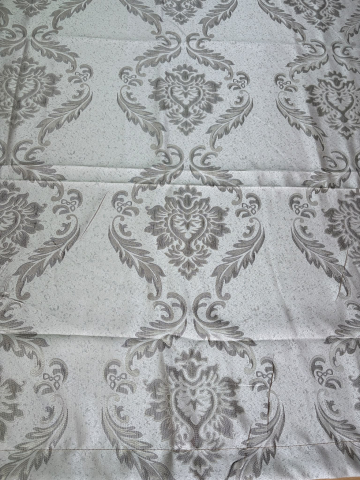Draperii - Set Draperii Albastru Gata Cusute cu Tiv si Rejansă, 3M x 2.5 h Model Labirint