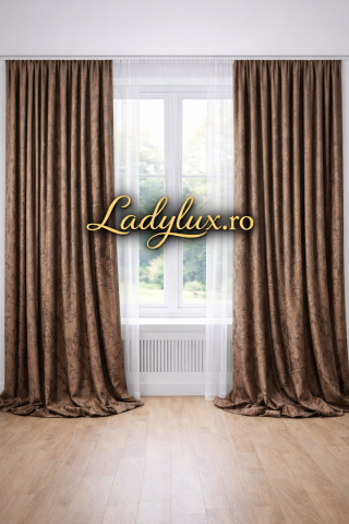 Draperii - Set Draperii Model Maro Cu Tiv si Rejansă 3M -2.7h