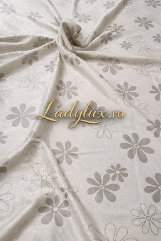 Draperii - Set Draperii Model Marga Crem Cu Tiv si Rejansa 3M-2.7h