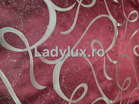 Draperii - Set Draperii Gata Cusute cu Tiv si Rejansă, 3M –  Model Semnatura Rosu