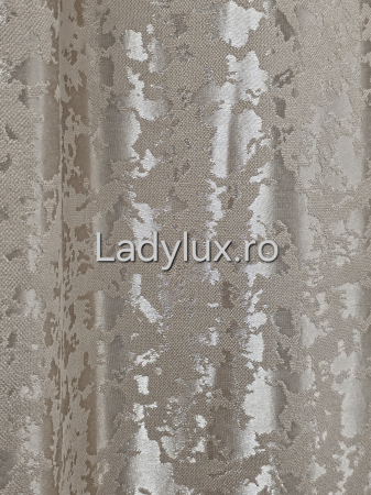 Set Draperii Jacquard cu Ciucuri Decorativi 3M x 2.8H– Eleganță și Strălucire pentru Orice Interior - Auriu [1]