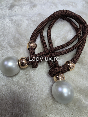 Set Prinzători Draperii Maro– Eleganță și Strălucire pentru Orice Decor -  C1635 [1]