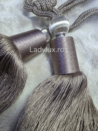 Accesorii Draperii/Perdele - Set Prinzători Draperii Lila– Eleganță și Strălucire pentru Orice Decor -  C1628