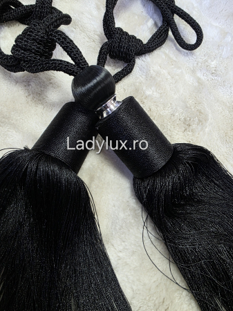 Set Prinzători Draperii Negru– Eleganță și Strălucire pentru Orice Decor -  C1626 [1]