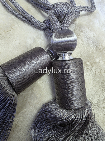 Set Prinzători Draperii Gri– Eleganță și Strălucire pentru Orice Decor -  C1627 [1]