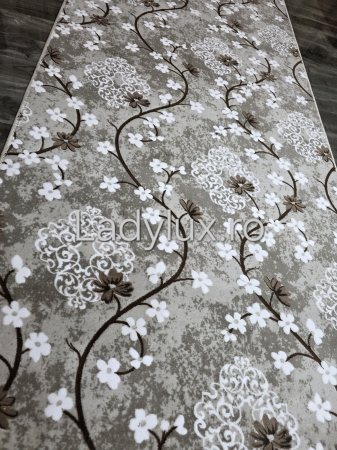 Traversa antiderapanta 1x3 M, model abstract Bej Floral C1428 [1]