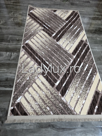 Traverse antiderapante - Traversa antiderapanta 1x2 M, model parchet Maro