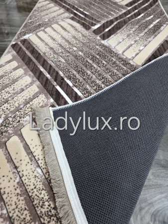 Traversa antiderapanta 1x5 M, model parchet Maro