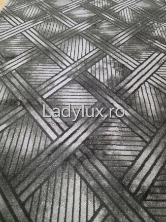 Traversa antiderapanta 1x3 M, model Parchet 2 Maro [1]