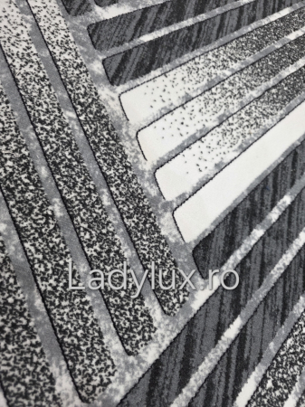 Traversa antiderapanta 1x5 M, model Parchet Gri [1]