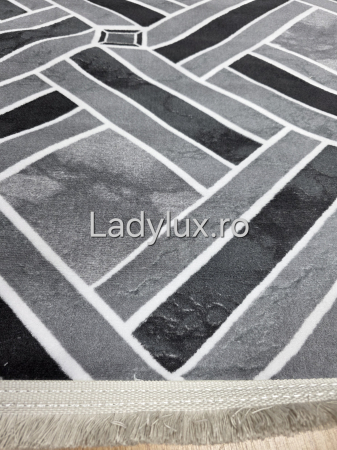 Traverse antiderapante - Traversa antiderapanta 1x3 M, Model Parchet CTR gri