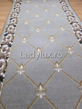 Latime 80 - Traversă la metru liniar Crem – Cauciucată și Antiderapantă 80 cm latime C1707