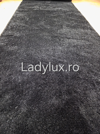 Latime 80 - Traversă la metru liniar Plusata-Neagra – Cauciucată și Antiderapantă 80 cm latime C1709