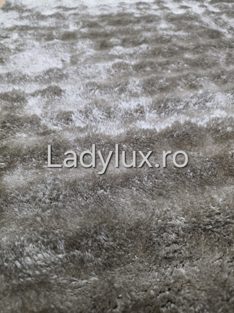 Traversă la metru liniar, material pufos Maro – Cauciucată și Antiderapantă 85 cm latime C1711 [1]