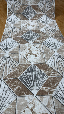 TRAVERSE - Traversă la metru liniar, Model Diamant  Maro  100 cm latime