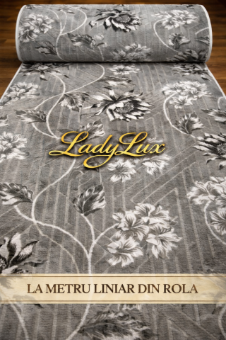 TRAVERSE - Traversă la Metru Liniar, Model Floral Capucino  Latime 100 CM