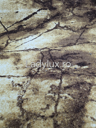 Traversă la metru liniar, Model Roc Maro-Auriu – Cauciucată și Antiderapantă 120 cm latime C1727 [3]