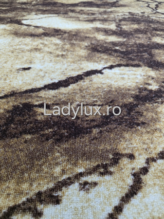 Traversă la metru liniar, Model Roc Maro-Auriu – Cauciucată și Antiderapantă 120 cm latime C1727 [1]